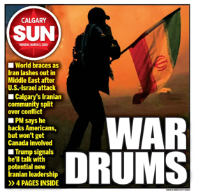 Cover of Calgary Sun