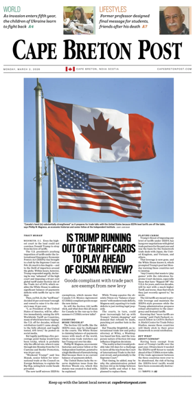 Cover of Cape Breton Post
