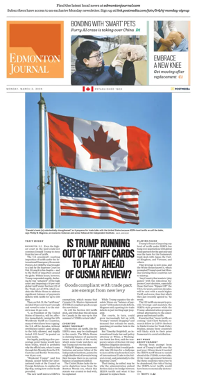 Cover of Edmonton Journal