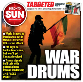 Cover of Toronto Sun
