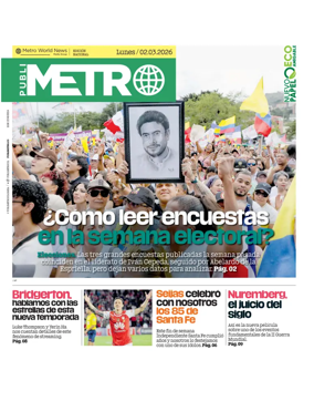 Cover of Publimetro Colombia