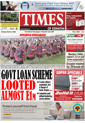 Cover of Times of Eswatini