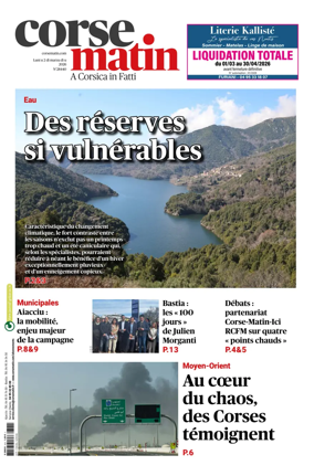 Cover of Corse Matin