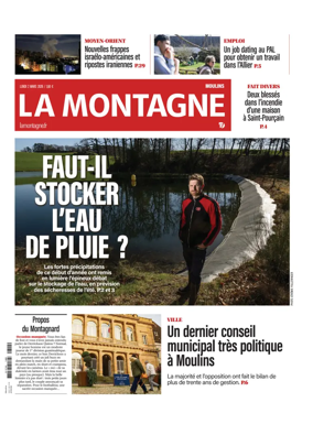 Cover of La Montagne (Moulins)
