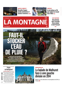 Cover of La Montagne (Vichy)