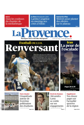 Cover of La Provence Martigues-Istres-Vitrolles-Marignane