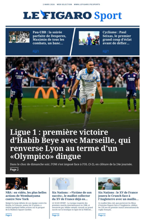 Cover of Le Figaro Sport