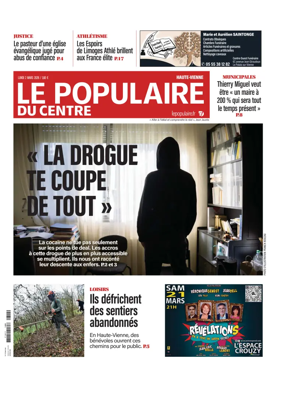 Cover of Le Populaire du Centre (Haute-Vienne)