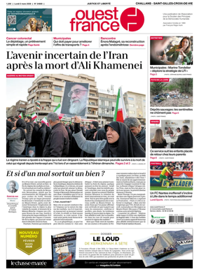 Cover of Ouest France (Challans / Saint-Gilles-Croix-de-Vie)