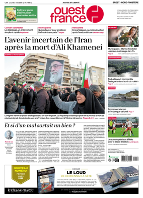 Cover of Ouest France (Nord-Finistere)
