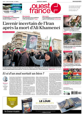 Cover of Ouest France (Pornic / Pays de Retz)