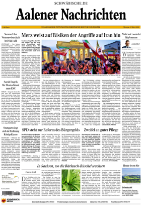 Cover of Aalener Nachrichten