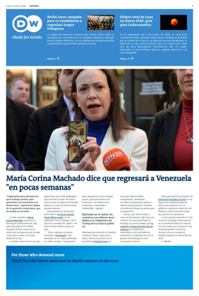 Cover of Deutsche Welle (Spanish edition)