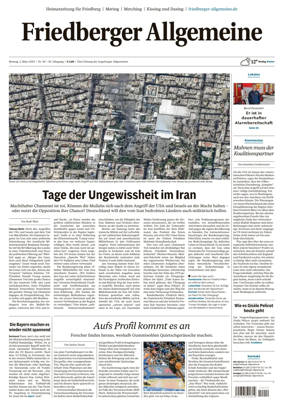 Cover of Friedberger Allgemeine