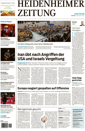 Cover of Heidenheimer Zeitung