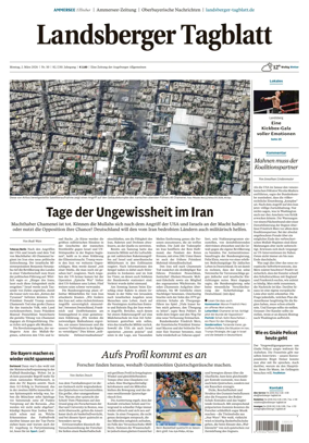 Cover of Landsberger Tagblatt