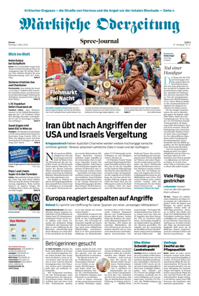 Cover of Markische Oderzeitung Erkner