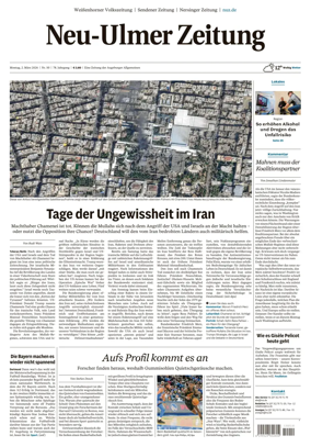 Cover of Neu-Ulmer Zeitung