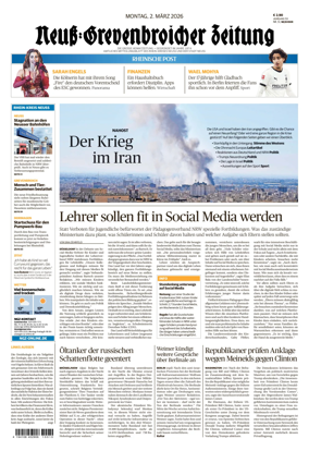 Cover of Neuss-Grevenbroicher Zeitung Neuss