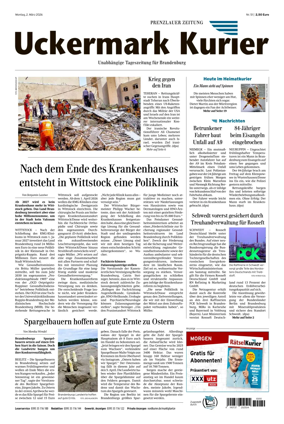 Cover of Prenzlauer Zeitung