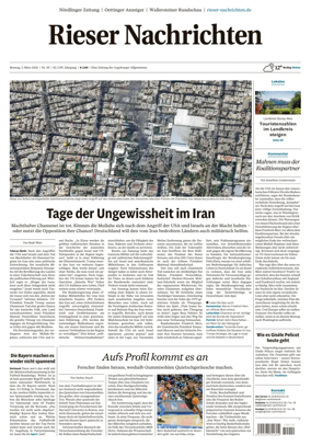 Cover of Rieser Nachrichten