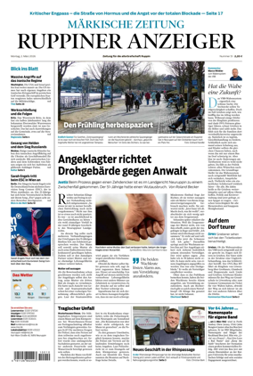 Cover of Ruppiner Anzeiger