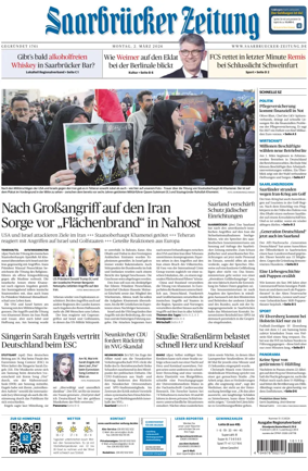Cover of Saarbruecker Zeitung