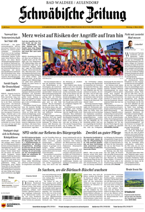 Cover of Schwabische Zeitung (Bad Waldsee / Aulendorf)