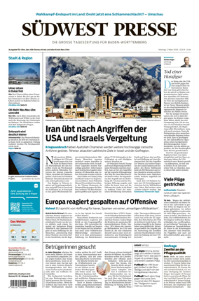 Cover of Sudwest Presse