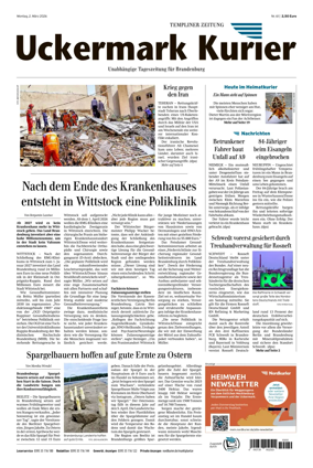 Cover of Templiner Zeitung