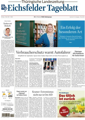 Cover of Thuringische Landeszeitung (Eichsfeld)