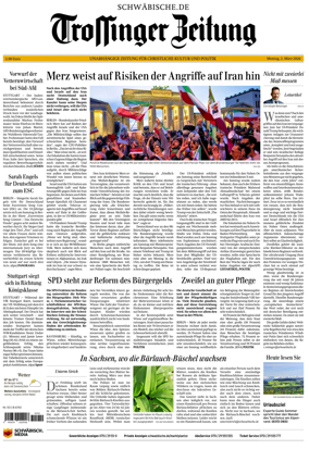Cover of Trossinger Zeitung
