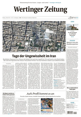 Cover of Wertinger Zeitung
