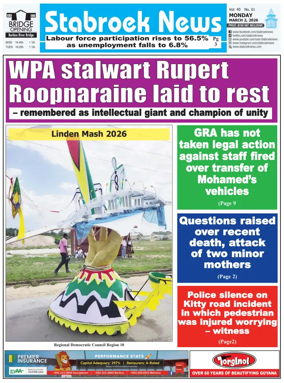 Cover of Stabroek News