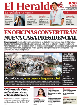 Cover of Diario El Heraldo