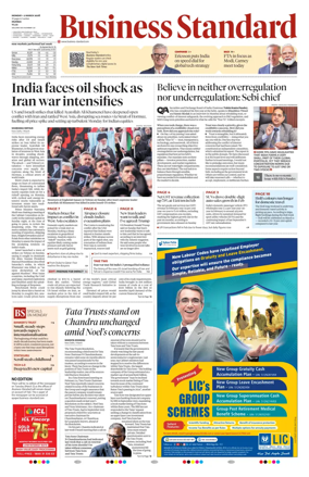 Cover of Business Standard
