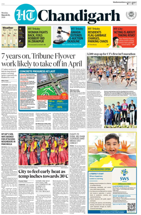 Cover of Hindustan Times (Chandigarh) - Live