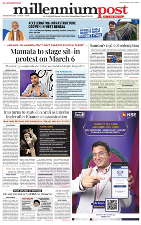 Cover of Millennium Post (Kolkata)