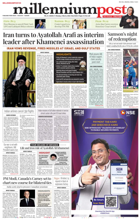 Cover of Millennium Post