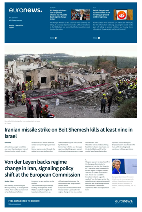 Cover of EuroNews (English Edition)