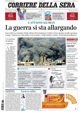 Cover of Corriere della Sera