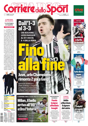 Cover of Corriere dello Sport