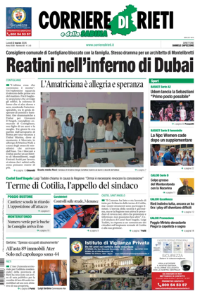 Cover of Corriere di Rieti