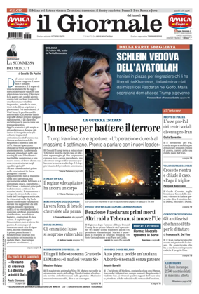 Cover of Il Giornale (Italy)