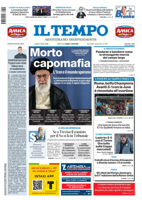 Cover of Il Tempo (Nazionale)