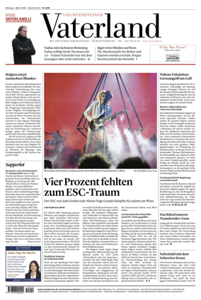 Cover of Liechtensteiner Vaterland