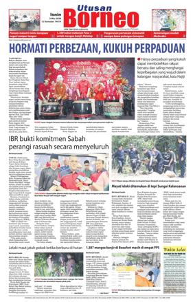 Cover of Utusan Borneo (Sabah)