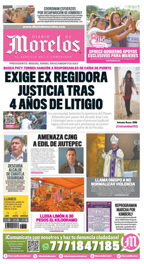 Cover of Diario de Morelos