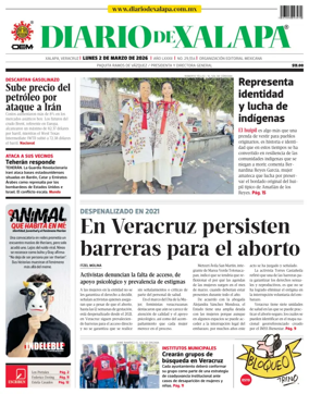 Cover of Diario de Xalapa