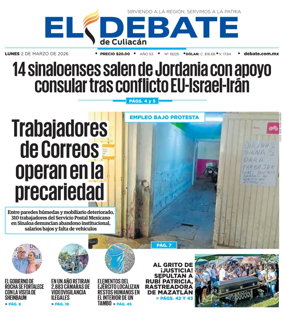 Cover of El Debate de Culiacan